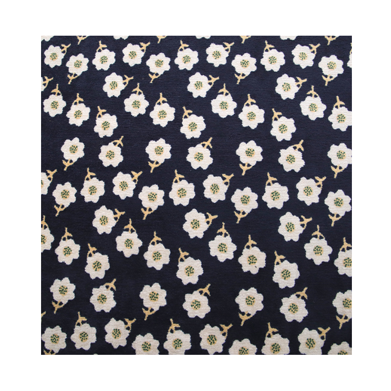 90% Polyester 8% nylon 2% spandex 190gsm printed flower corduroy fabric