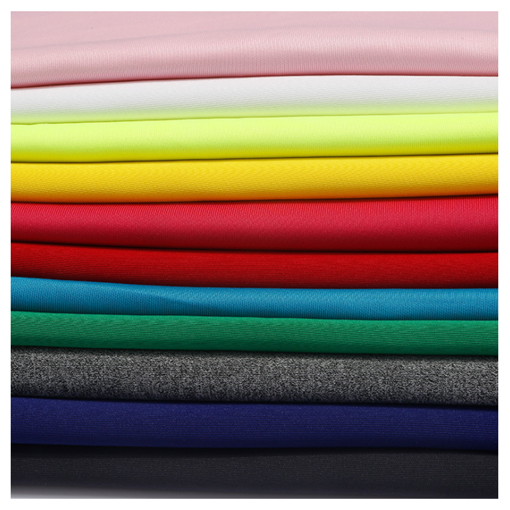 95% polyester 5% spandex 300gsm solid knit scuba fabric