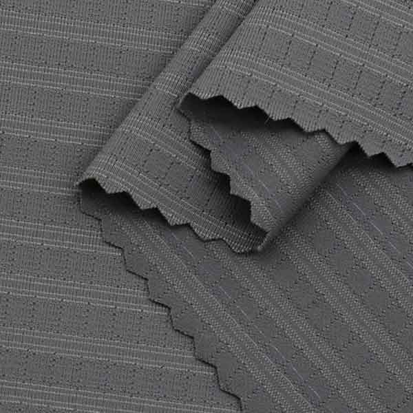 170G nylon spandex jacquard mesh moisture-absorbing and quick-drying t-shirt suit knitted fabric