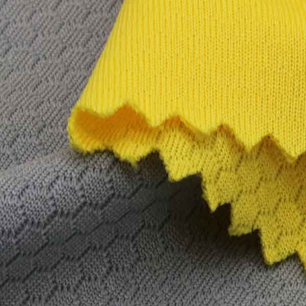 Polyester football hexagonal mesh fabric moisture-absorbent fast-drying sportswear basketball wear hat honeycomb fabric wholesale 150gsm