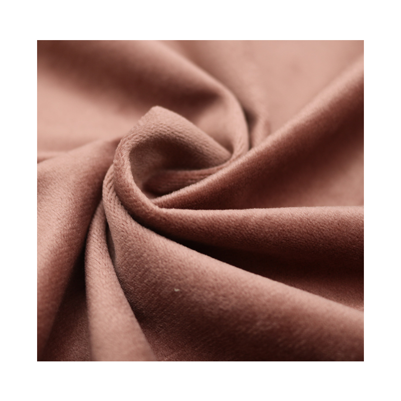 Polyester Holland velvet fabric for sofa