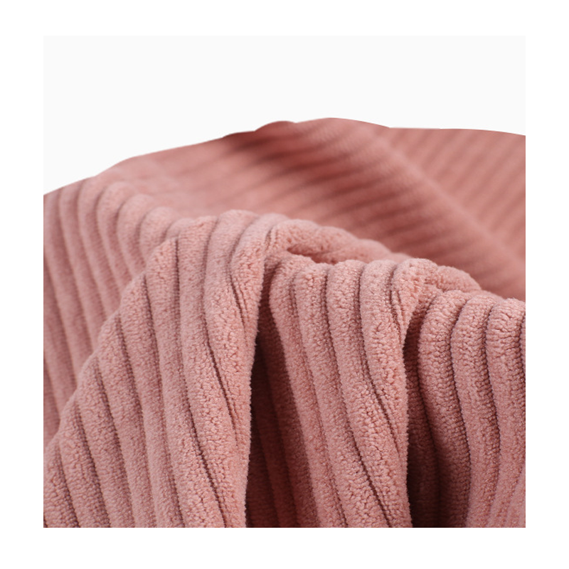 100% polyester warp knit 4.5W solid corduroy fabric