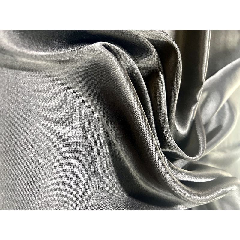 Woven Poplin Silk Fabrics Silk Shinning Plain-dyed Solid Satin Viscose Rayon 168GSM