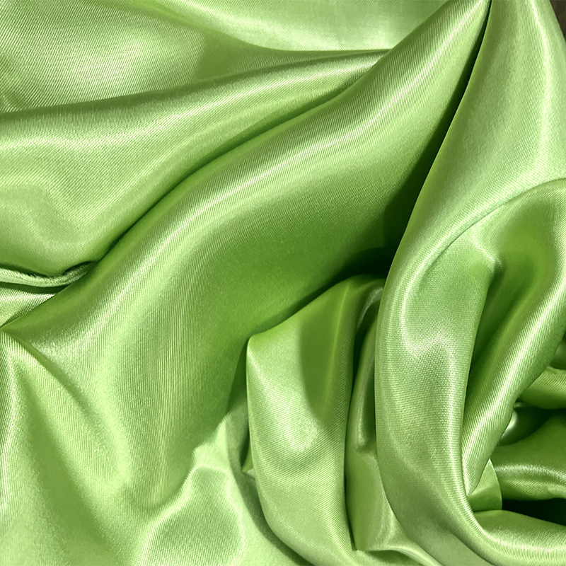 Woven Poplin Silk Fabrics Silk Shinning Plain-dyed Solid Satin Viscose Rayon 150GSM