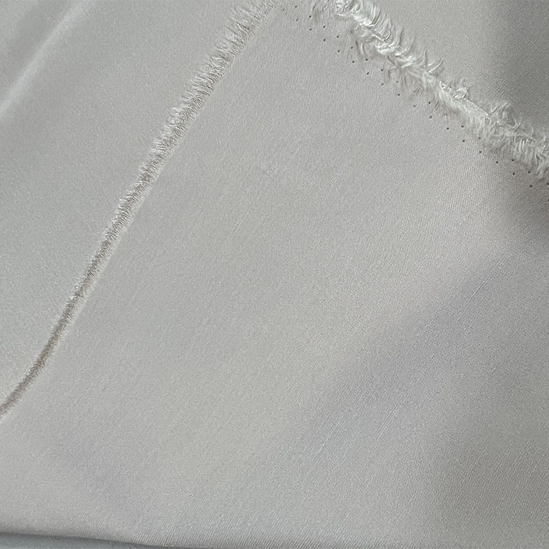 Woven Poplin Silk Fabrics Silk Shinning Satin Viscose Rayon 120gsm