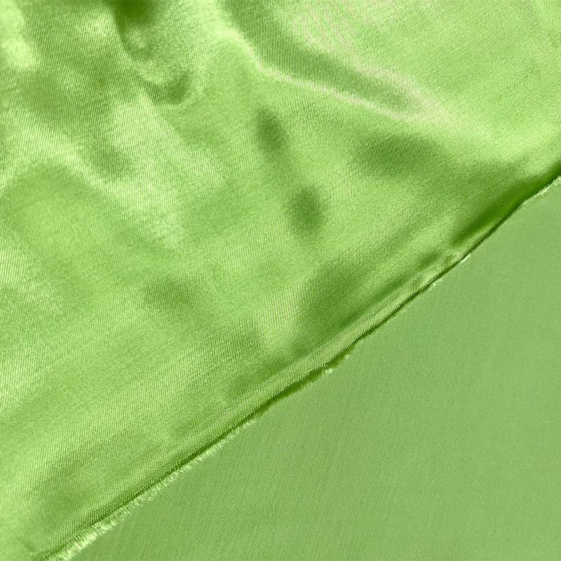 Woven Poplin Silk Fabrics Silk Shinning Plain-dyed Solid Satin Viscose Rayon 150GSM